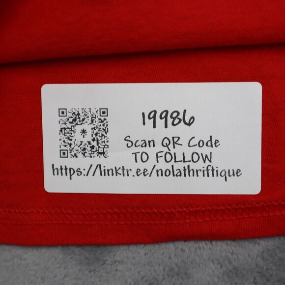 Elf Shirt Boys S Red Short Sleeve Crew Neck Graphic Print Cotton Casual Tee - Picture 14 of 14